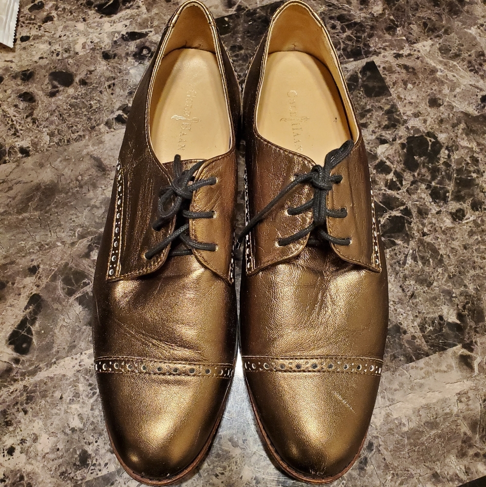 Cole Haan Women's Gold Metallic sz 9 1/2 B